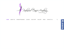 Tablet Screenshot of parkwooddanceacademy.com